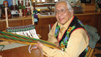 <p>Dennis White works to preserve Ojibwe culture. Photo: Cleora White</p>