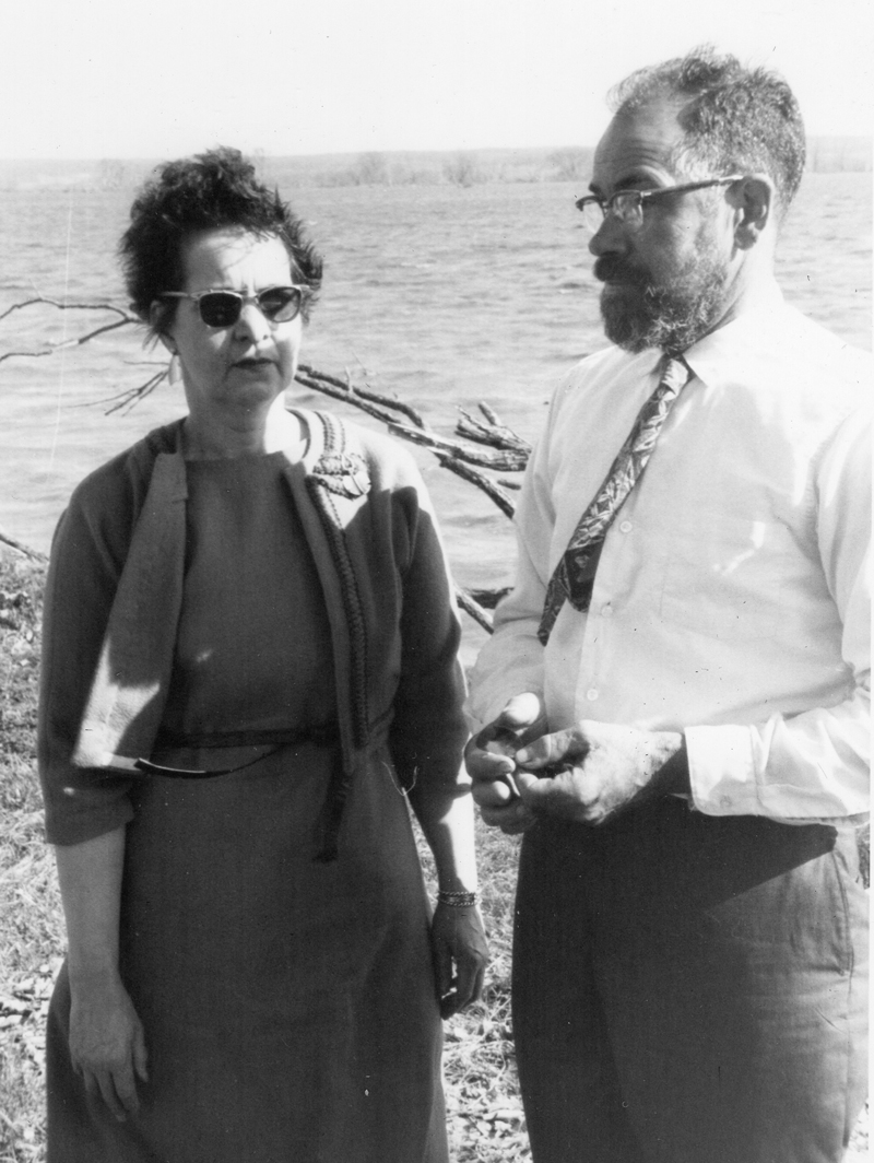 Louise Walker and her husband, Cyrus.