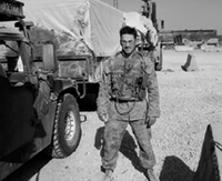 Schuth_Wyl_Iraq2004_200 <p>Schuth, who served in Iraq, believes the campus — and its shifting attitudes about war — is a microcosm of the entire country. Courtesy of Wyl Schuth</p>