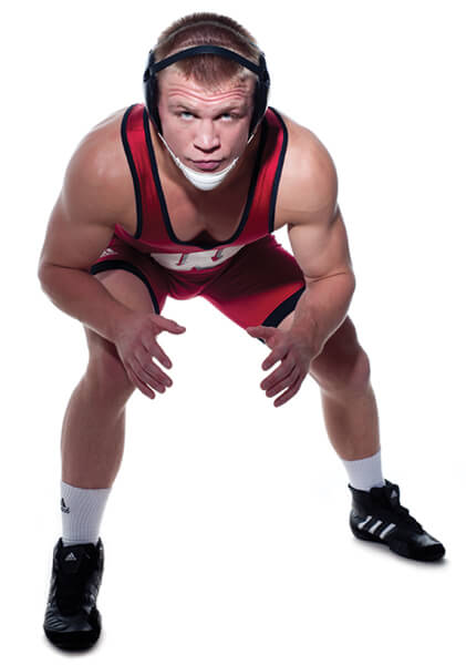 At 165 pounds in NCAA Division I wrestling this season there's Andrew Howe