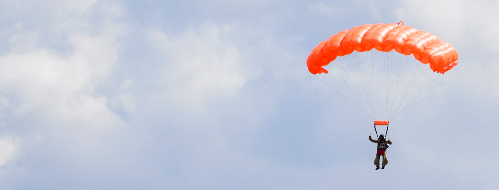 Emergency Parachute Training: Learning to stick the landing