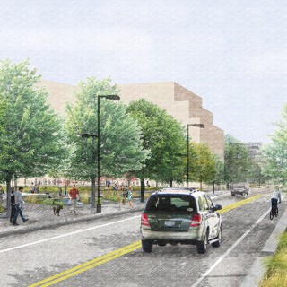 West Dayton Street would see more trees to manage storm water runoff.