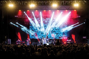 Chance the Rapper performs nighttime concert on Library Mall