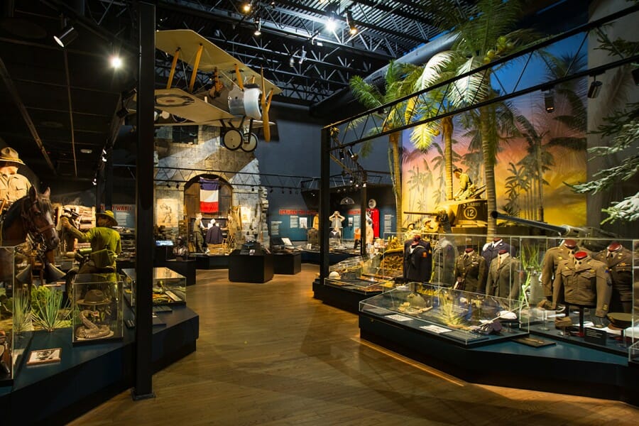 Exhibits at the Wisconsin Veterans Museum