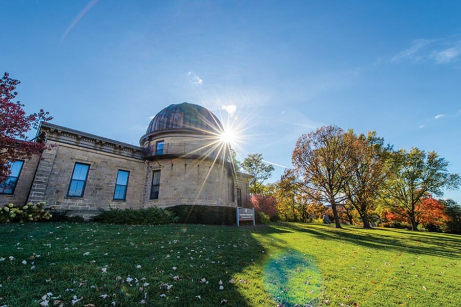 Exterior of the Washburn Observatory