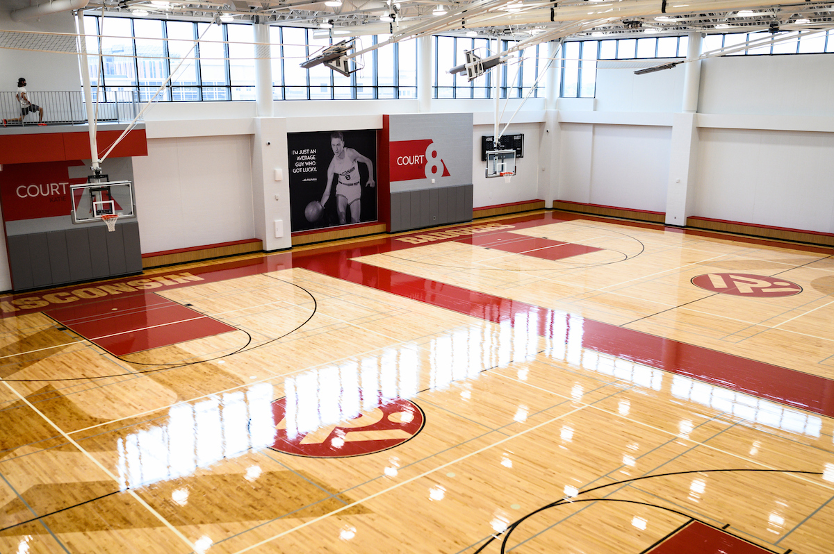 Basketball court at the Nick