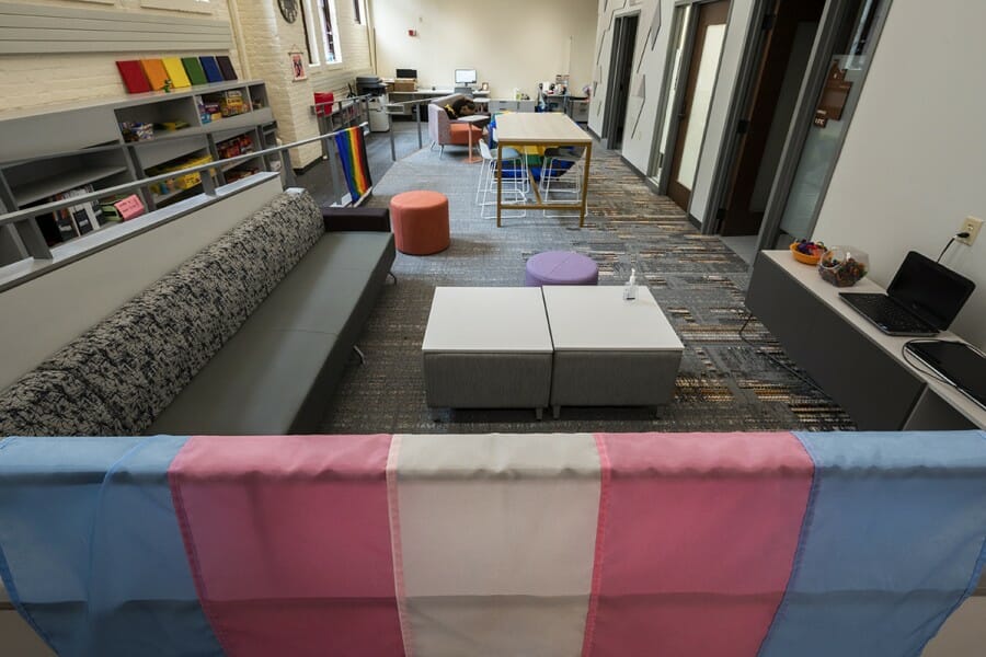 The Gender and Sexuality Campus Center inside the Red Gym