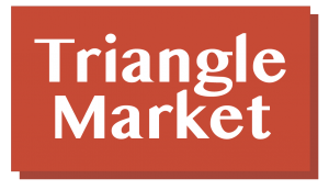 Illustration of Triangle Market sign