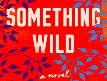 Bright red cover of "Something Wild" by Hanna Halperin
