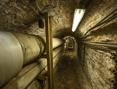 UW Madison underground steam tunnel
