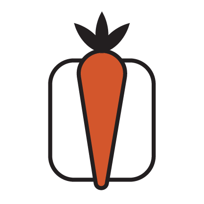 Icon depicting a vegan burger