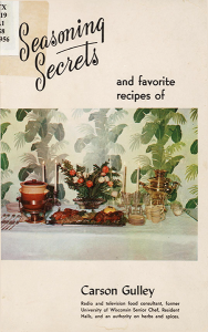 Carson Gulley's cookbook, entitled Seasoning Secrets.