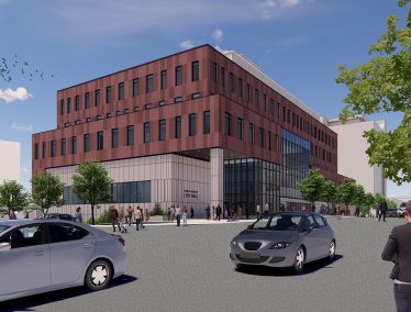 A rendering of the future Levy Hall.